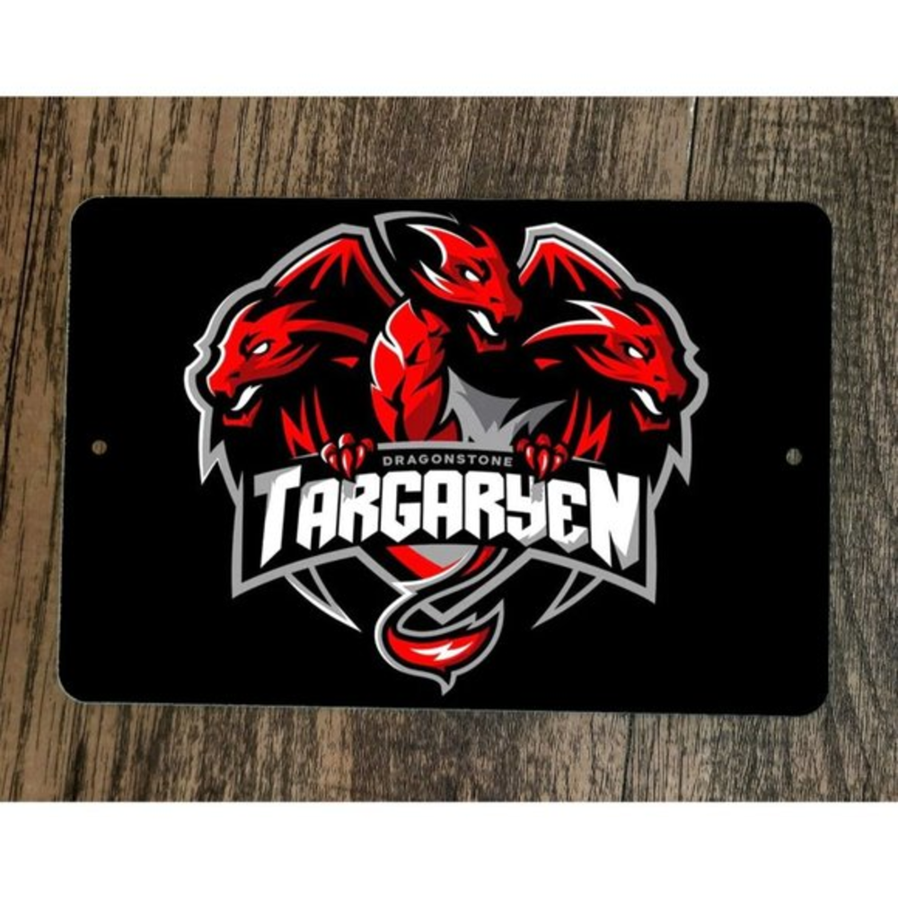 Targaryen Dragonstone 8x12 Metal Wall Sign‎ Poster Game of Thrones